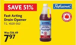 Home Hardware Fast Acting Drain Opener offer