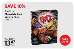 Home Hardware Fun Size Chocolate Bars Variety Pack offer