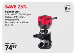 Home Hardware Palm Router offer