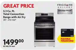 Home Hardware 5.3 Cu. Ft. Total Convection Range with Air Fry offer
