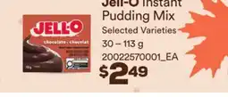 Loblaws JELL-O INSTANT PUDDING MIX offer