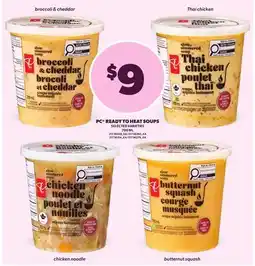 Loblaws PC READY TO HEAT SOUPS offer