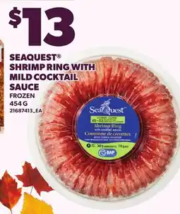 Loblaws SEAQUEST SHRIMP RING WITH MILD COCKTAIL SAUCE offer