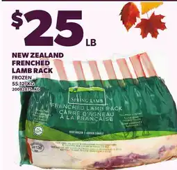Loblaws NEW ZEALAND FRENCHED LAMB RACK offer
