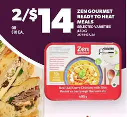 Loblaws ZEN GOURMET READY TO HEAT MEALS offer