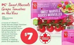 Loblaws PC SWEET MARVELS GRAPE TOMATOES ON THE VINE offer
