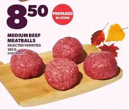 Loblaws MEDIUM BEEF MEATBALLS offer