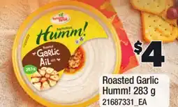 Loblaws HUMM! ROASTED GARLIC HUMMUS offer
