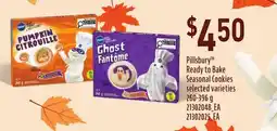 Loblaws PILLSBURY READY TO BAKE SEASONAL COOKIES offer