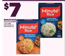 Loblaws MINUTE RICE, 1.2/1 offer