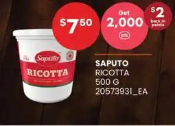 Loblaws SAPUTO RICOTTA offer