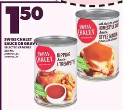 Loblaws SWISS CHALET SAUCE OR GRAVY offer