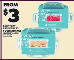 Loblaws EVERYDAY ESSENTIALS FOOD STORAGE offer