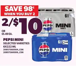 Loblaws PEPSI MINI offer