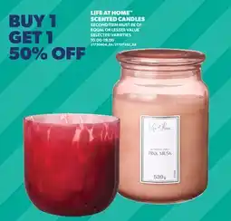Real Canadian Superstore LIFE AT HOME SCENTED CANDLES offer