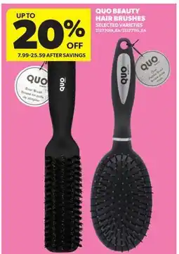 Real Canadian Superstore QUO BEAUTY HAIR BRUSHES offer