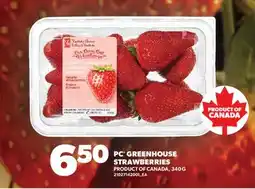 Real Canadian Superstore PC GREENHOUSE STRAWBERRIES offer