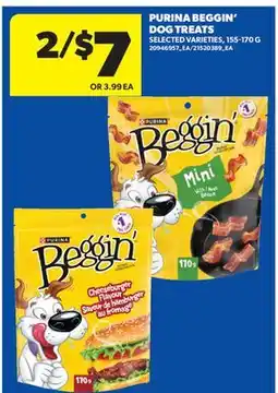Real Canadian Superstore PURINA BEGGIN DOG TREATS offer