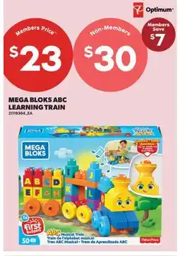 Real Canadian Superstore MEGA BLOKS ABC LEARNING TRAIN offer