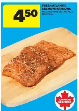 Real Canadian Superstore FRESH ATLANTIC SALMON PORTIONS offer