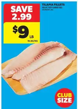Real Canadian Superstore TILAPIA FILLETS offer