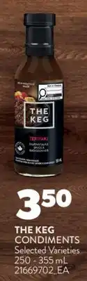 Real Canadian Superstore THE KEG CONDIMENT offer