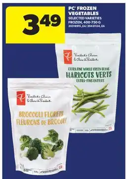 Real Canadian Superstore PC FROZEN VEGETABLES offer