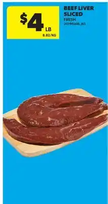 Real Canadian Superstore BEEF LIVER SLICED offer