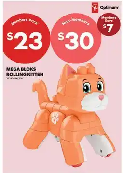 Real Canadian Superstore MEGA BLOKS ROLLING KITTEN offer