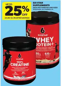 Real Canadian Superstore SIX STAR SUPPLEMENTS offer