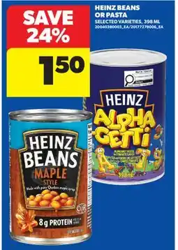Real Canadian Superstore HEINZ BEANS OR PASTA offer
