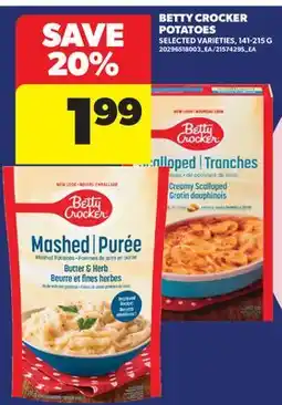 Real Canadian Superstore BETTY CROCKER POTATOES offer