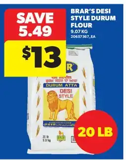 Real Canadian Superstore BRAR'S DESI STYLE DURUM FLOUR offer
