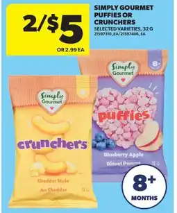 Real Canadian Superstore SIMPLY GOURMET PUFFIES OR CRUNCHERS offer