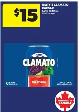 Real Canadian Superstore MOTT'S CLAMATO CAESAR offer