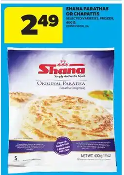 Real Canadian Superstore SHANA PARATHAS OR CHAPATTIS offer