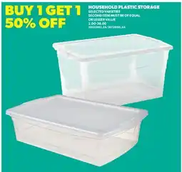 Real Canadian Superstore HOUSEHOLD PLASTIC STORAGE offer