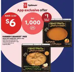 Real Canadian Superstore FARMER'S MARKET PIES, 580 G-1 KG offer