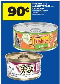 Real Canadian Superstore FRISKIES, 156 G OR FANCY FEAST, 85 G CAT FOOD offer