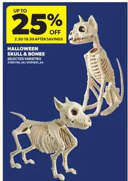 Real Canadian Superstore HALLOWEEN SKULL & BONES offer