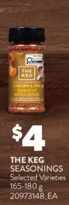 Real Canadian Superstore THE KEG SEASONINGS offer