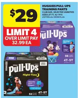 Real Canadian Superstore HUGGIES PULL-UPS TRAINING PANTS, 42-74'S offer