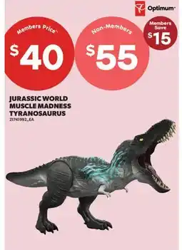 Real Canadian Superstore JURASSIC WORLD MUSCLE MADNESS TYRANOSAURUS offer