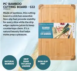 Real Canadian Superstore PC BAMBOO CUTTING BOARD offer