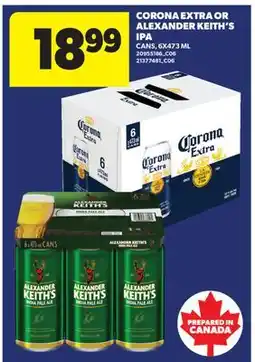 Real Canadian Superstore CORONA EXTRA OR ALEXANDER KEITH'S IPA offer