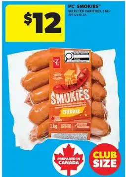 Real Canadian Superstore PC SMOKIES offer