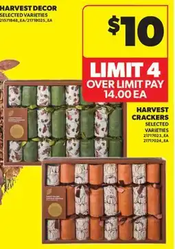 Real Canadian Superstore HARVEST DECOR / HARVEST CRACKERS offer