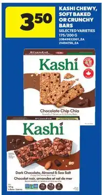 Real Canadian Superstore KASHI CHEWY, SOFT BAKED OR CRUNCHY BARS, 175/200 G offer