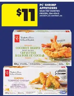 Real Canadian Superstore PC SHRIMP APPETIZERS offer