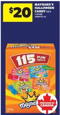 Real Canadian Superstore MAYNARD'S HALLOWEEN CANDY, 115'S offer